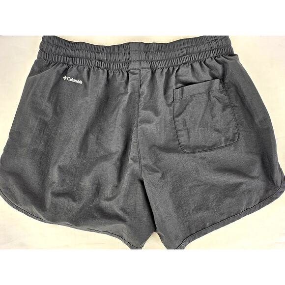 COLUMBIA Black Women's Shorts - Medium, with Back Pocket and Drawstring - Picture 4 of 13